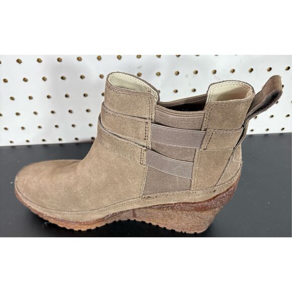 Merrell Woman Comfort Stone Tremblant Ankle Suede Wedge Shoes boots sz 8.5 - Picture 5 of 13